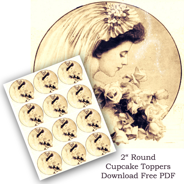 free wedding cupcake toppers