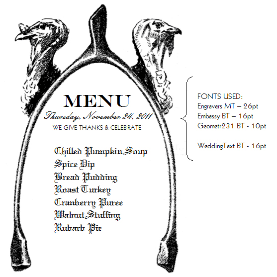 clipart menu templates - photo #17