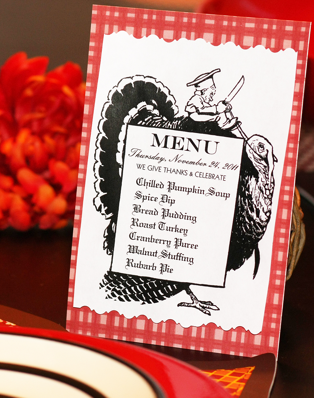 menu card clipart