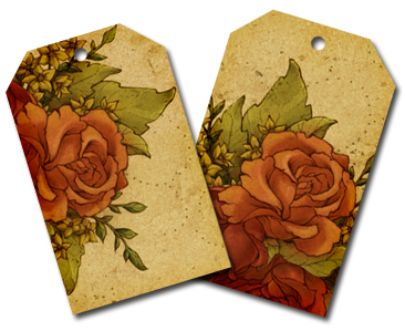 two free rose tags