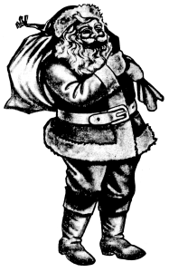 vintage santa clipart