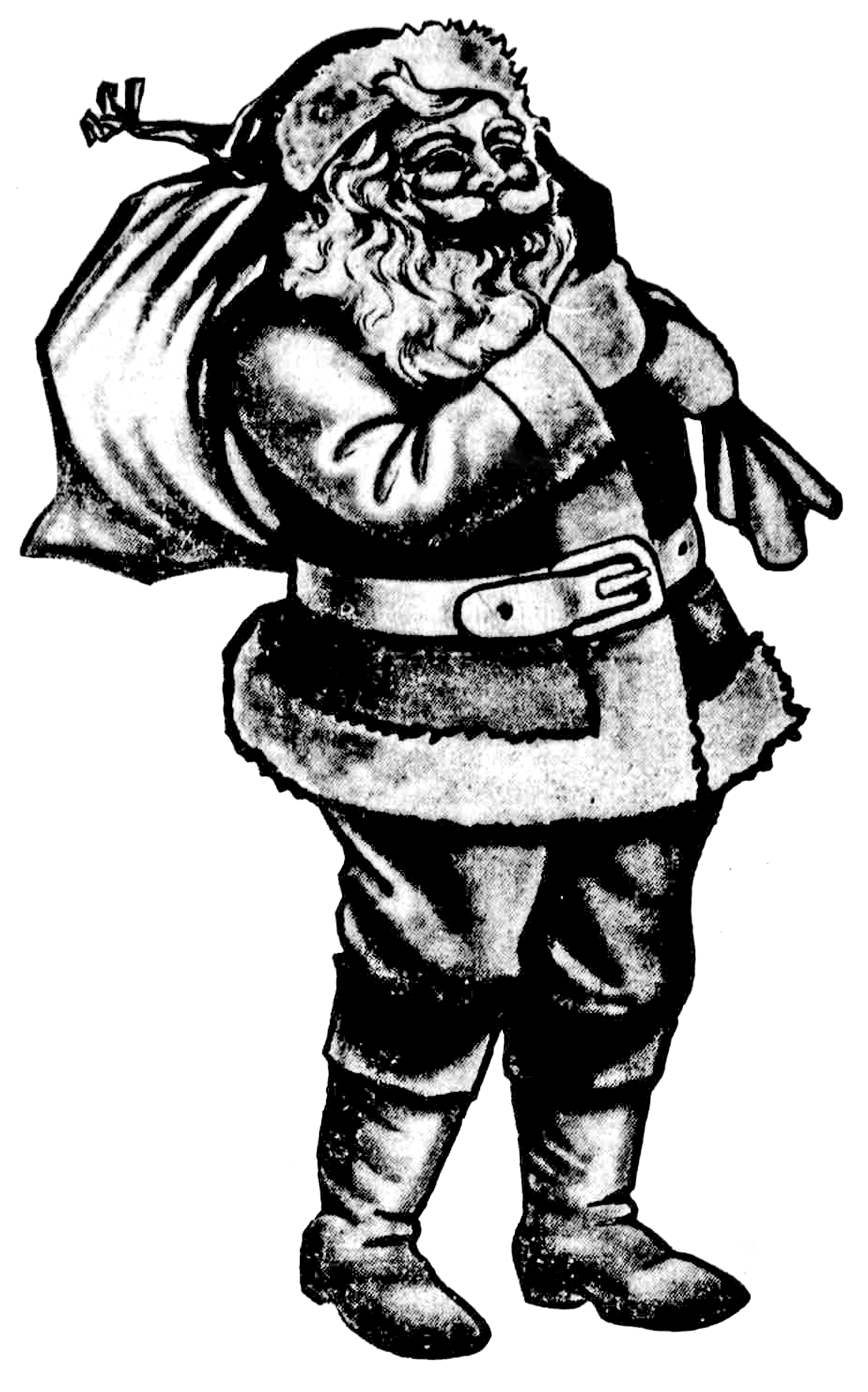 vintage santa clip art - photo #29