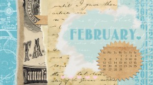 Resolution 1920x1080 - February 2012 Desktop Calendar Wallpaper