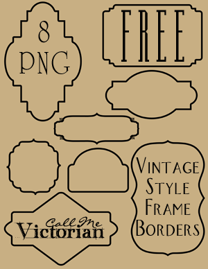 free vintage border clipart