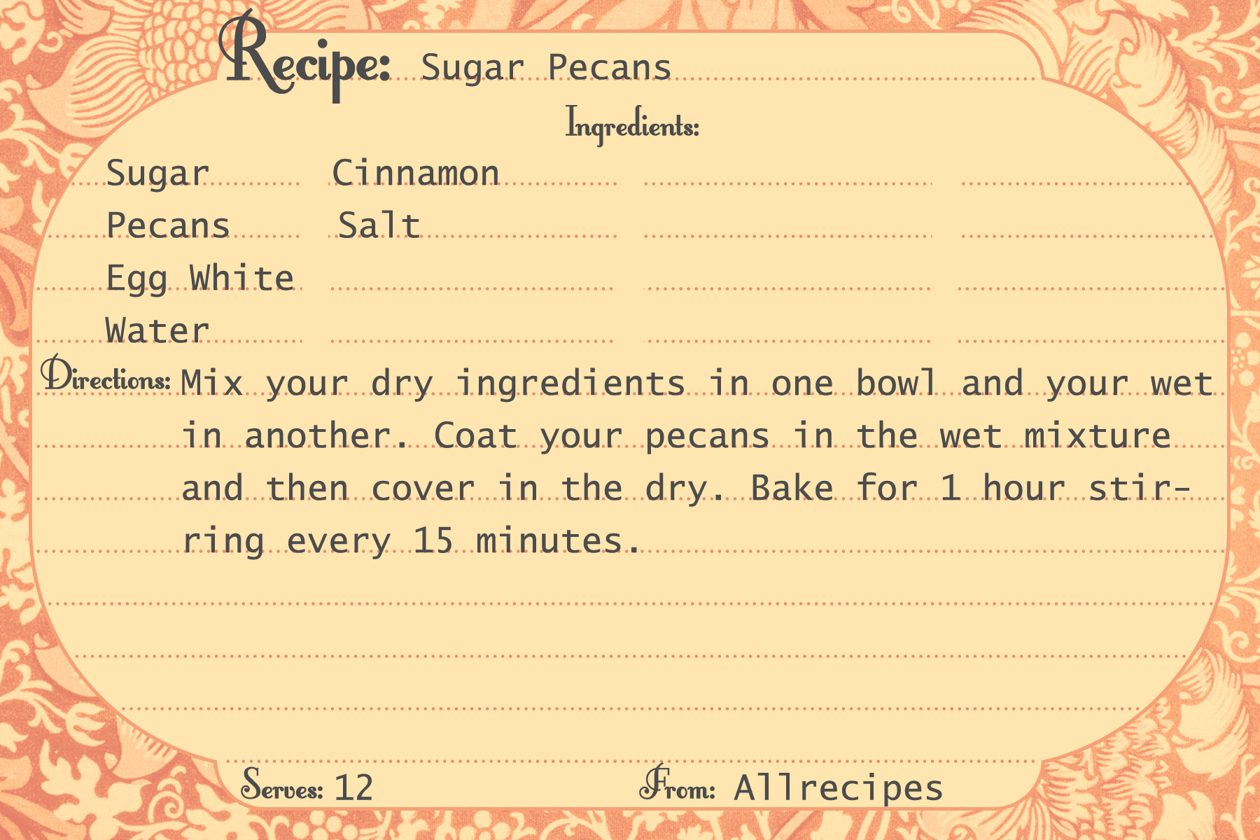 Free Printable Recipe Cards – Call Me Victorian