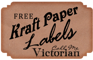 free kraft paper labels