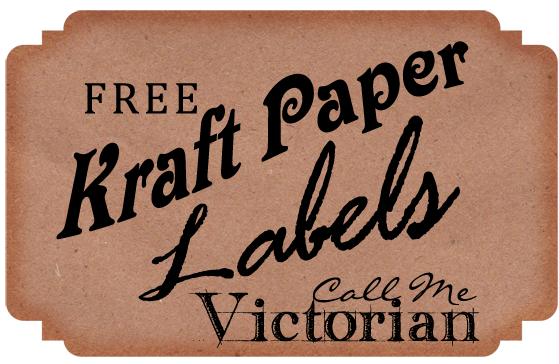 free kraft paper labels