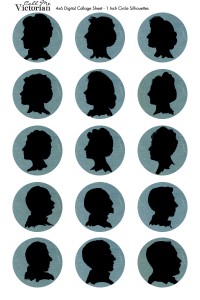 silhouette-digital-collage-circle-sheet