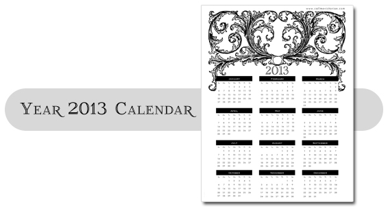 calendar 2013