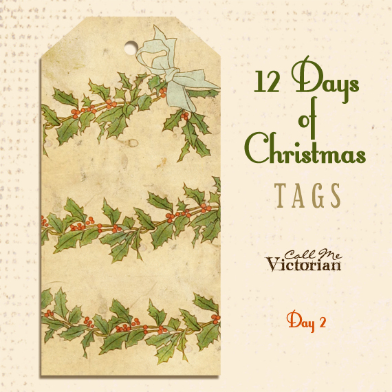 12 days of christmas tags day 2