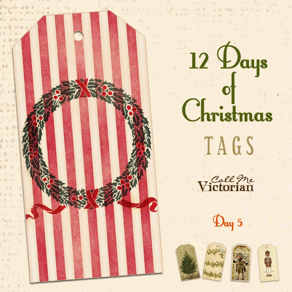 12 days of christmas tags day 5