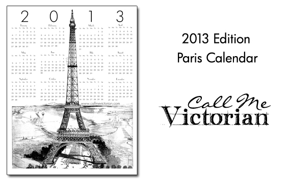 2013 paris calendar