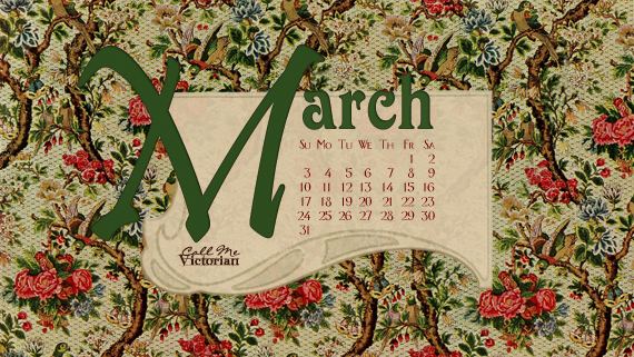 March 2013 Desktop Calendar Wallpaper