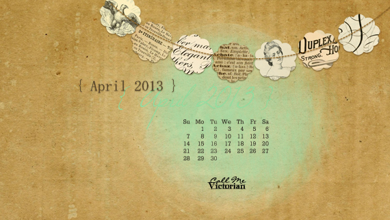 April 2013 Desktop Calendar Wallpaper