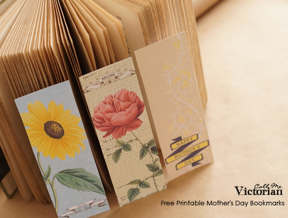 free printable mothers day bookmarks