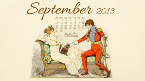 September 2013 Desktop Calendar Wallpaper large