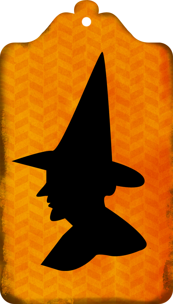 Free Witch Silhouette Tags & Clipart | Call Me Victorian