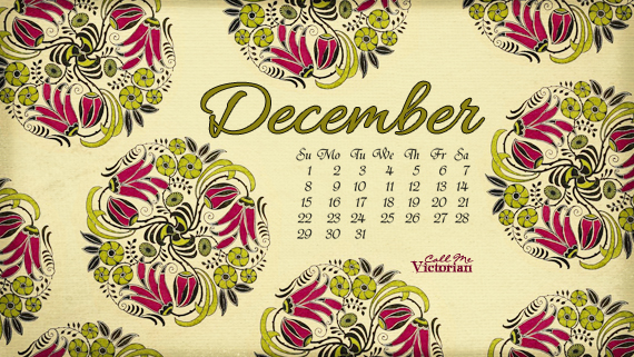 Free desktop calendar wallpaper December 2013