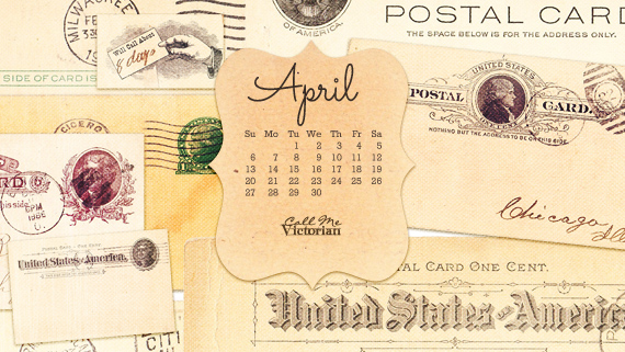 April 2014 Desktop Calendar Wallpaper