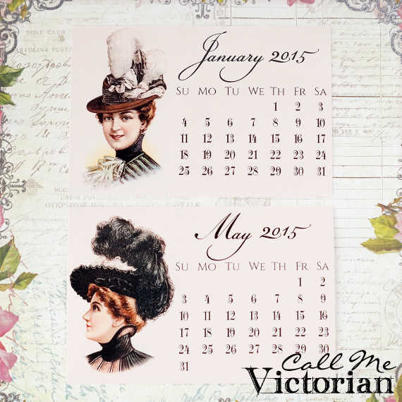 mini calendar printable 2015