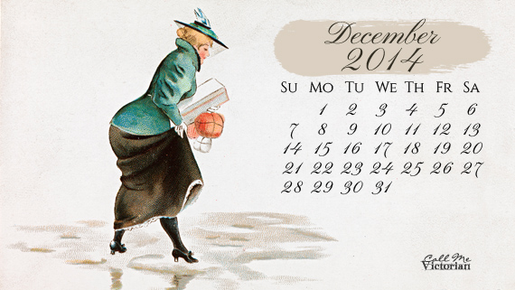 December 2014 Desktop Calendar Wallpaper