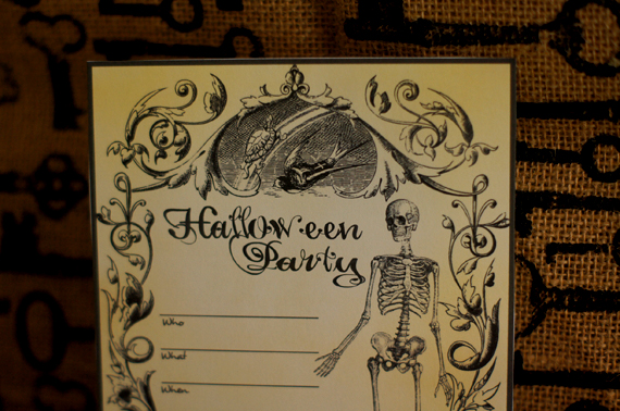 Free Printable Halloween Party Invitations – Call Me Victorian