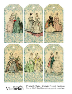 Printable Tags - Vintage French Fashions | Call Me Victorian